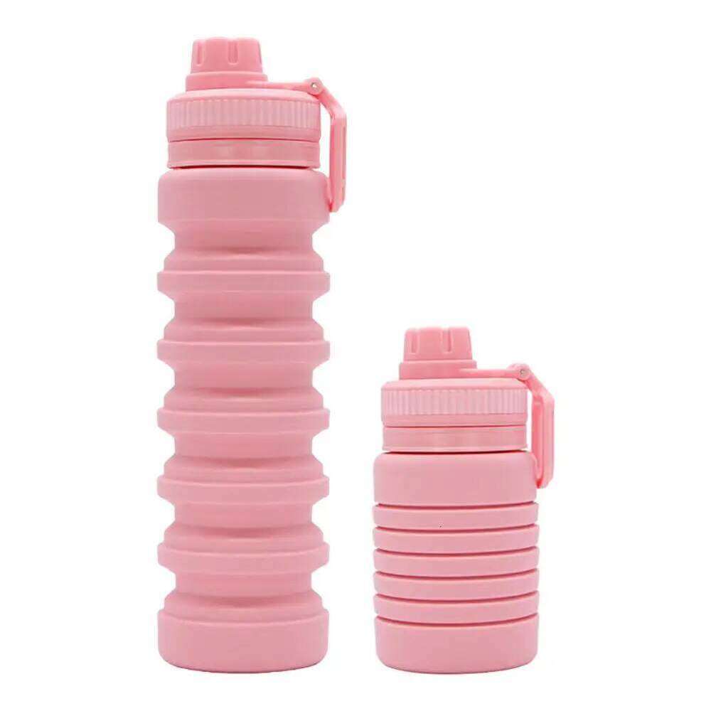 750ML Durable Silicone Lightweight Water BPA Free Sports Folding Bottle for Outdoor S260303