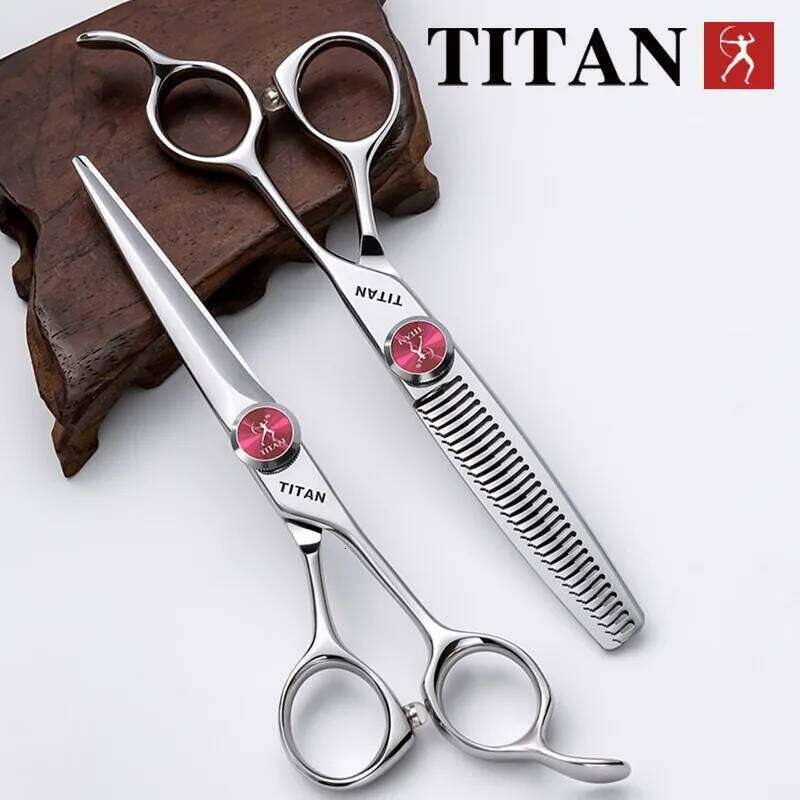 TITAN professional hairdressing scissors barber cutting thinning hair tool vg10 steel 6.0,6.5inch salon cut tools H260303