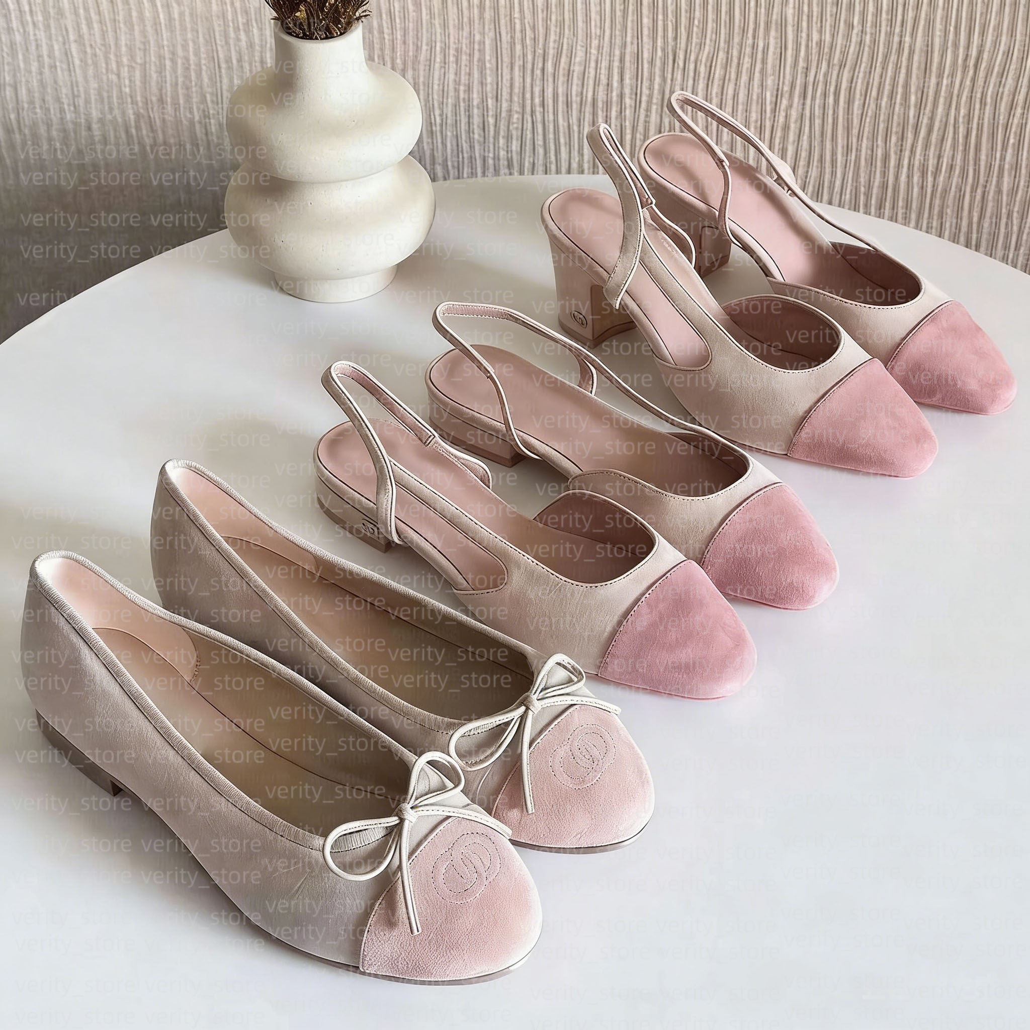 loafers designer shoes ballet flats for Women Leather Bow Dress Shoes Fashion Luxury Flat Boat Shoes Canvas Shoes Leather sole EU34-43