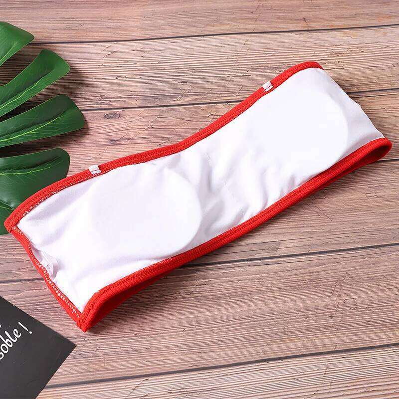 Solid Bikini Swimsuit Beach suit 2019 low waist sexy off shoulder women's padded bra swimsuit Y260303