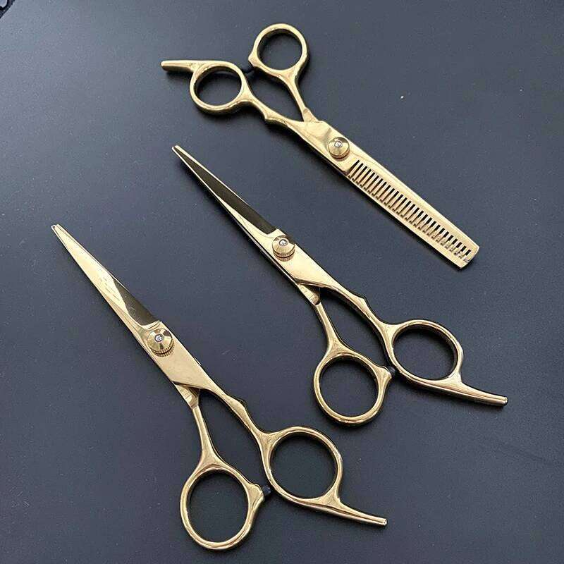 Professional 6 Inch Hair Scissors Thinning Shears Barber Cutting Hairdressing Scissor Tools H260303