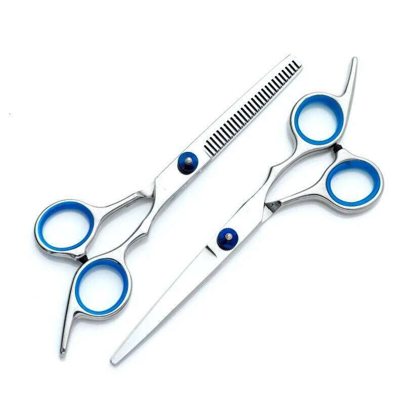 6/7pcs Scissors Shears Professional Hairdressing Texturizing Salon Barber Shear Pins Comb Hair Cutting Tools H260303
