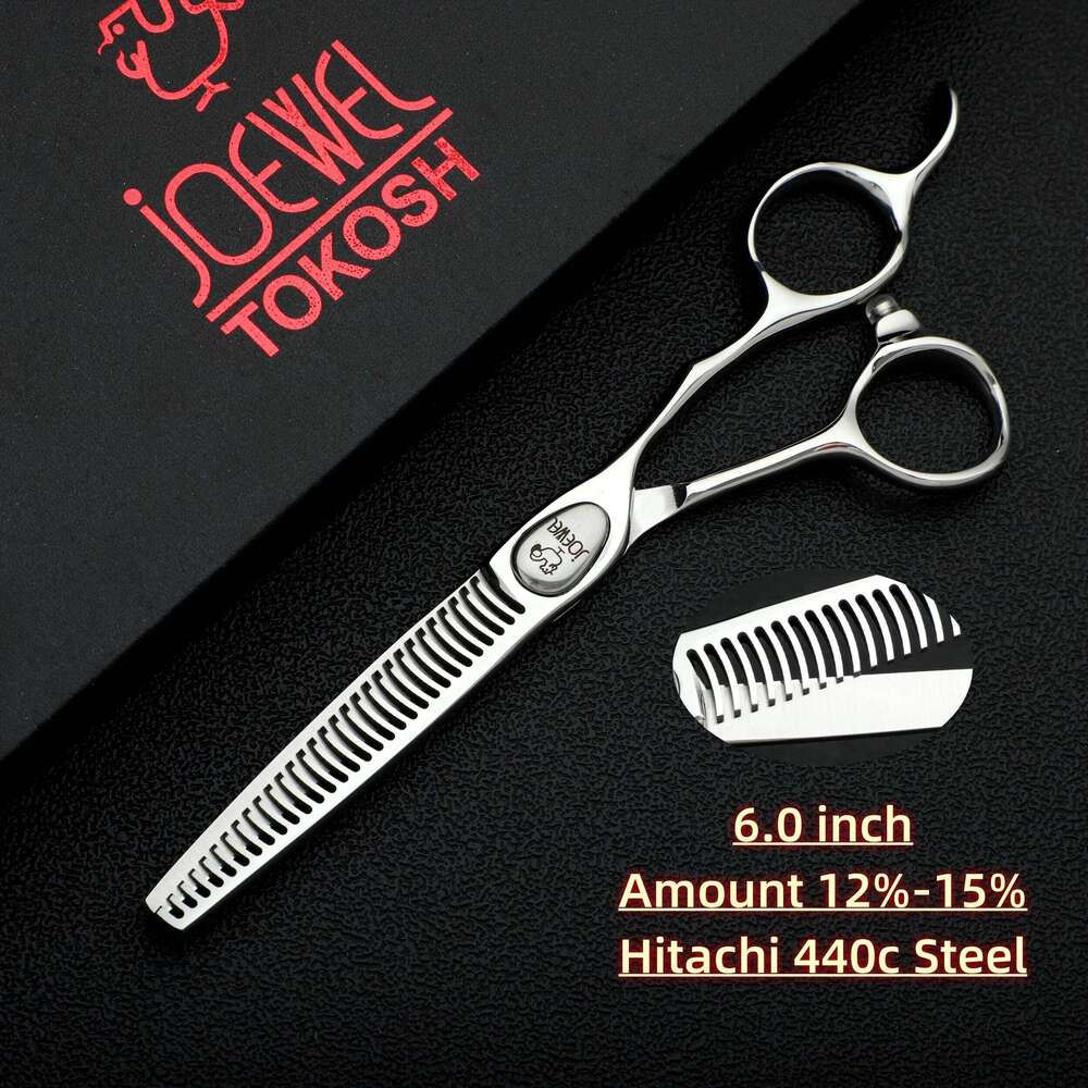 Professional Hairdressing Scissors, Men and Women Thinning Shears, Japan 440C Steel Hair Cutting Machine, Barber Shop Accessories H260303