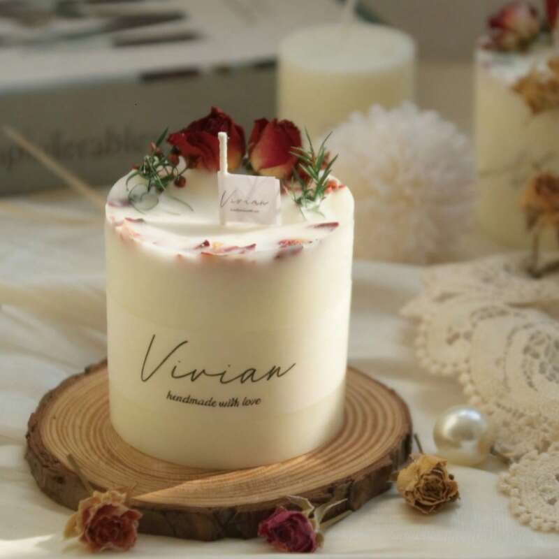 Forest Style Scented Candle Natural Soy Wax Handmade Gift Wedding Decoration Creative Fragrance W260304