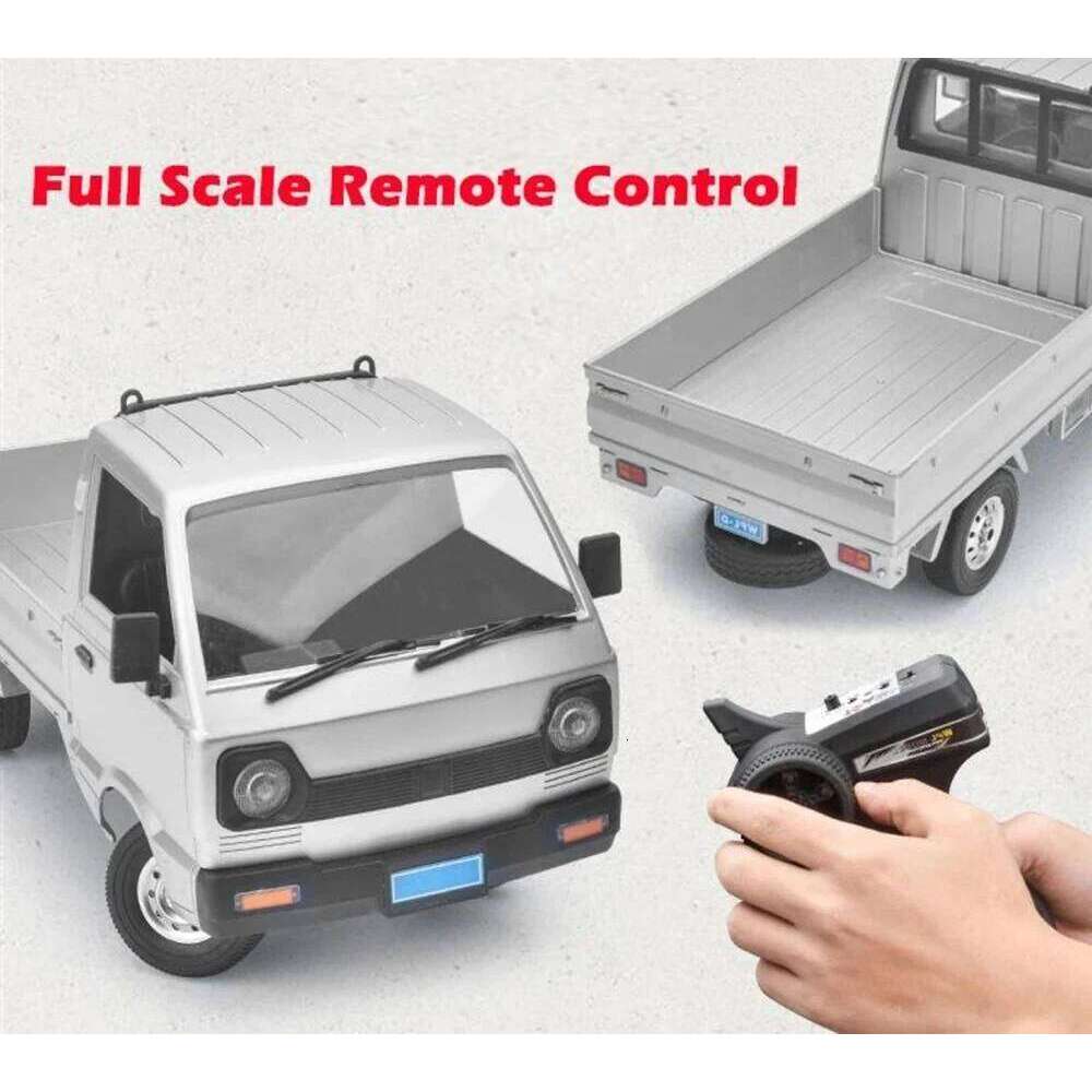 1/10 Wpl D12 Rc Car Simulation Drift Climbing Truck Led Light On-road Haul Cargo Remote Control Electric For Children Gifts Toy Z260303