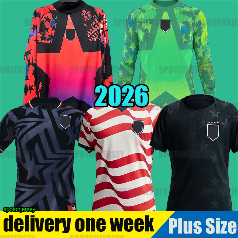 USA jersey 2026 world cup PULISIC MCKENNIE ERTZ ALTIDORE PRESS WOOD MORGAN LLOYD America Football Shirt United States Camisetas America Football Shirt 2026