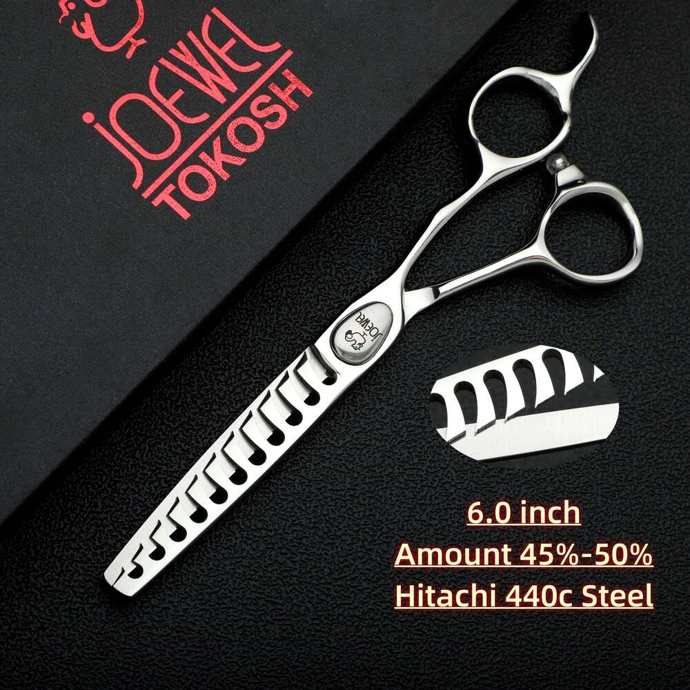 Professional Hairdressing Scissors, Men and Women Thinning Shears, Japan 440C Steel Hair Cutting Machine, Barber Shop Accessories H260303