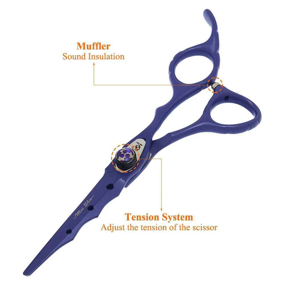 Japan Steel 6.0" Barber Shop Hairdressing Scissors Cutting Shears Thinning Scissor Professional Haircut Styling Tesouras A0024A H260303