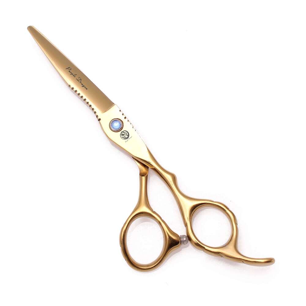 Professional Hairdressing 6" Japan Gold Stainless Cutting Thinning Shears Hair Scissors Dropshipping Z1011 H260303