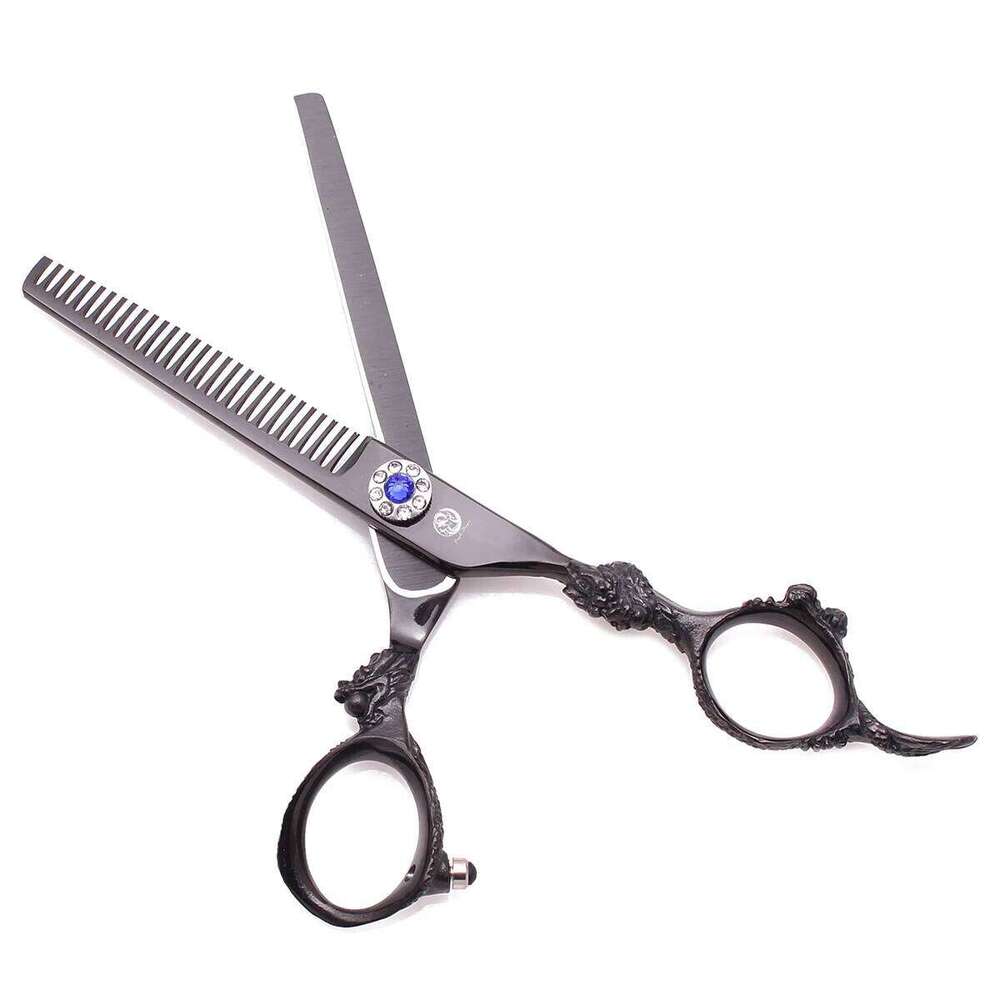 Cutting Professional Purple Dragon 5.5" 6" Japan 440C Barber Shop Hair Thinning Shears Hairdressing Scissors Z9004 H260303