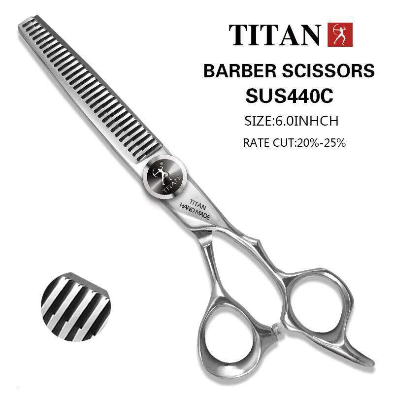 Titan 6 inch thinning cut style tool stainless steel hair salon hairdressing scissors H260303
