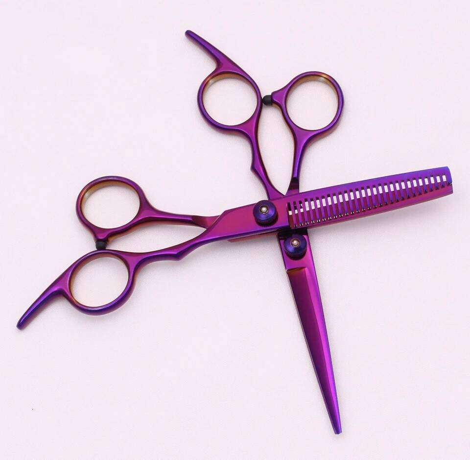 6'' Hair Scissors Professional Cutting Shears Thinning Hairdressing Razors Com Set Salon Barber & Home Japan Steel Dropshipping H260303