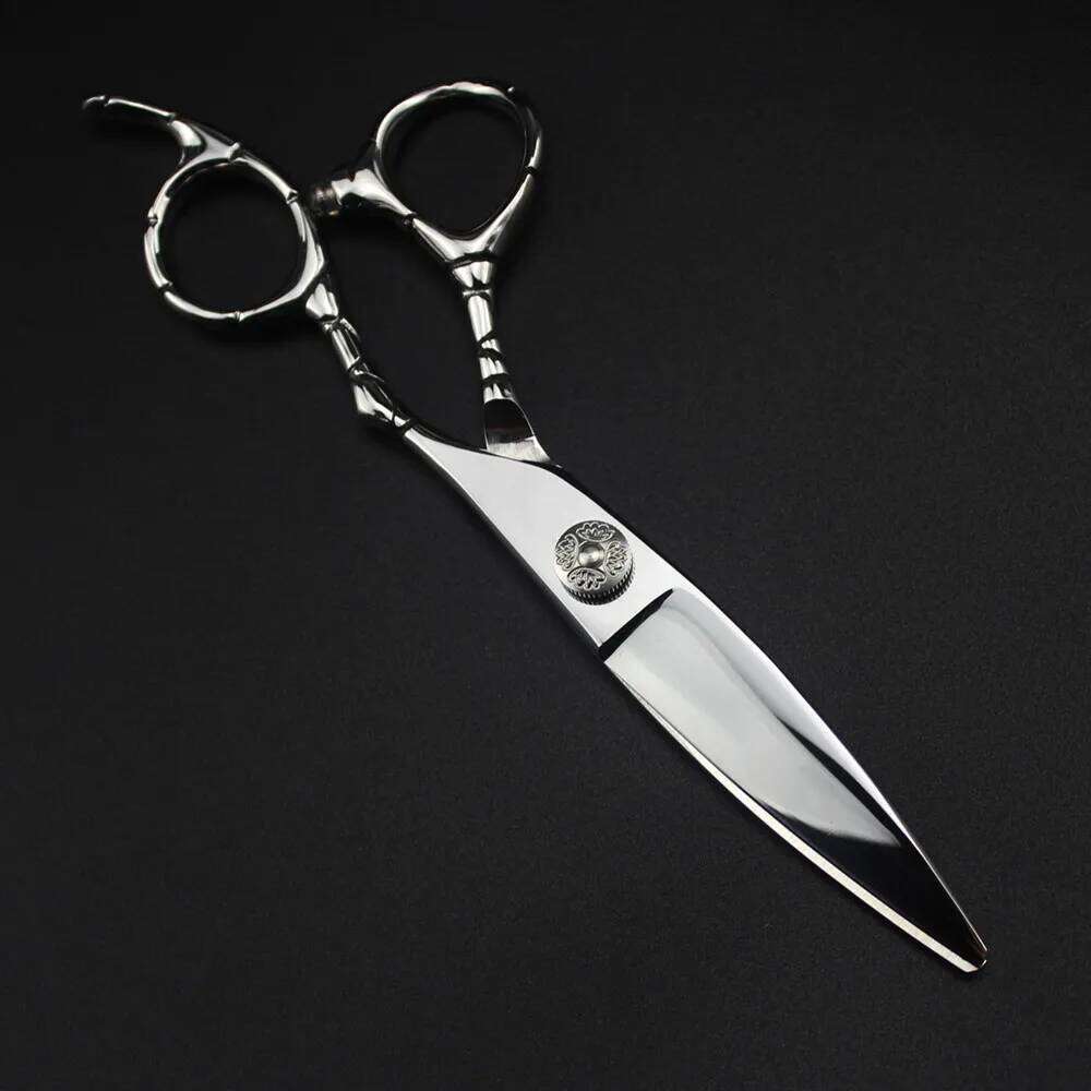 Professional JP440c steel 6 inch Willow leaf hair haircut thinning barber tools cutting shears hairdresser scissors H260303