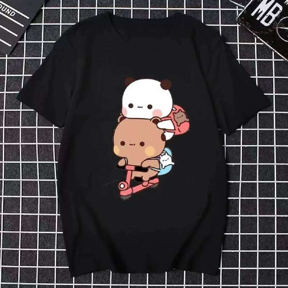 Bubu Dudu High Quality EU Size T Shirt Funny Anime Men Top Graphic Comic Manga Unisex Summer Clothes 80024 H260304