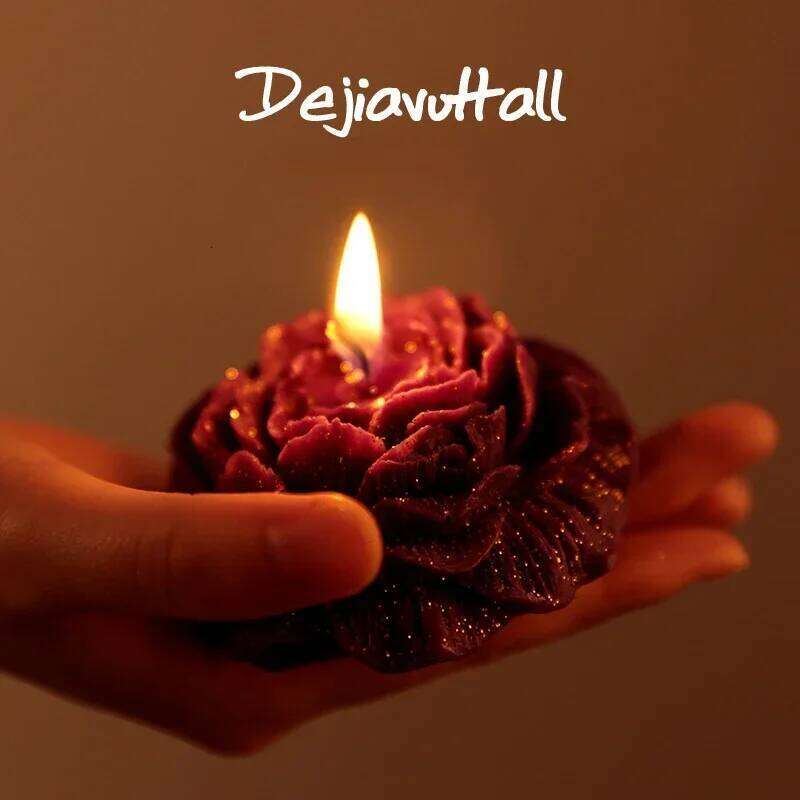 Low Temperature Wax Peony Pink Heart 42 to 48 Degrees Scented Candle Candles Home Decoration W260304