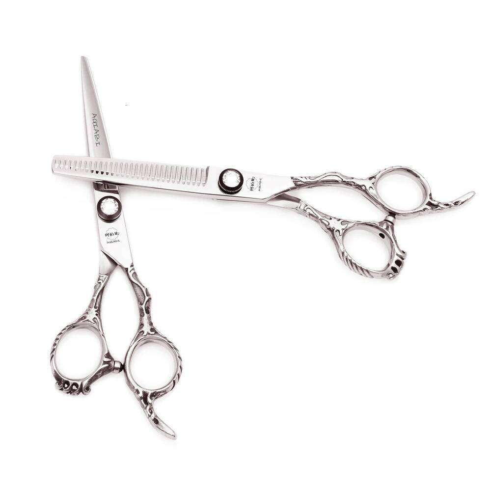 Professional Barber 5" 5.5" 6" 6.5" 7'' Scissors Japan 440C Thinning Hair Cutting Hairdressing Shears A1029 H260303