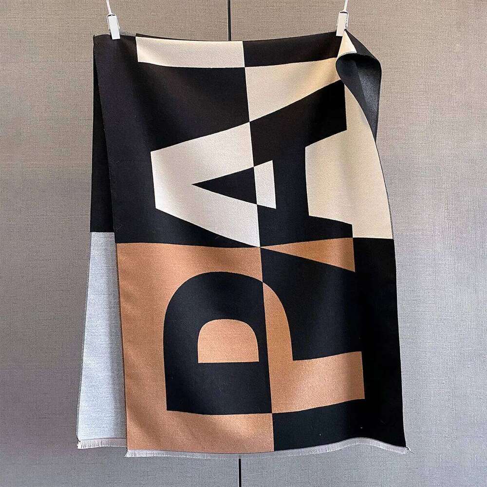 Warm Thickened Scarf 65*185cm Long Tassel Pashmina Shawl Faux Cashmere Warps Autumn Winter Blanket For Women Men XJ260304