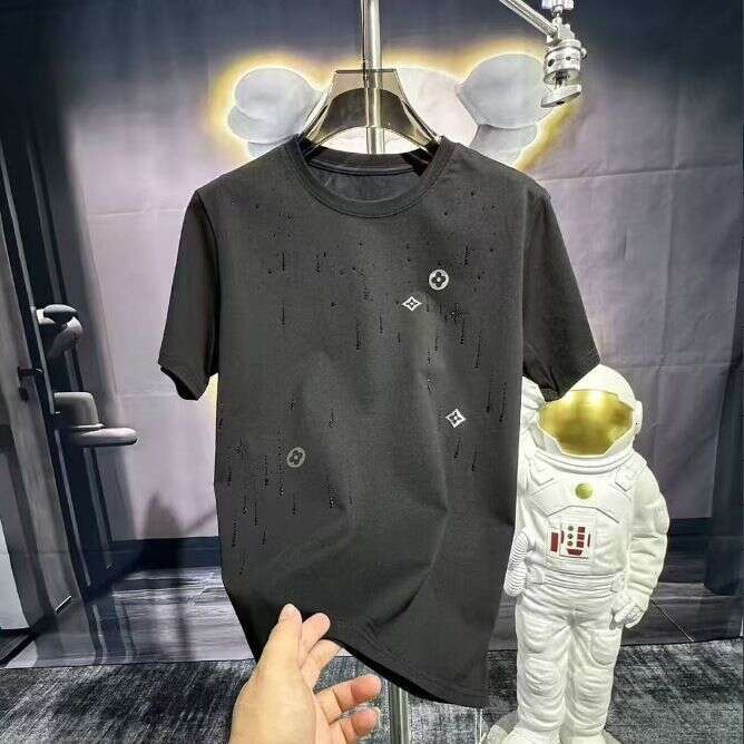 Versatile Summer Loose-Fit New 2026 T-Shirt, Sporty Casual Round Neck Designer Heavy-Duty Short Sleeve For Couples Asia Size