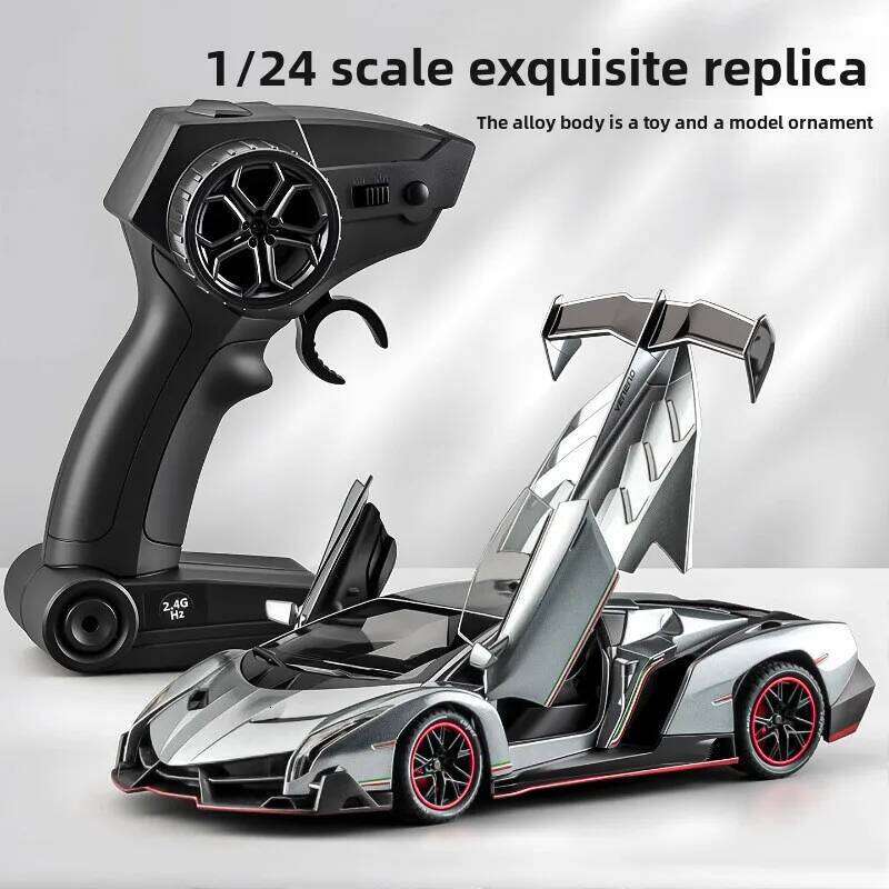 RC Alloy Drift Racing 1:24 Scale - Remote Control Stunt Toy Car Model Collection Gift for Boys Z260303