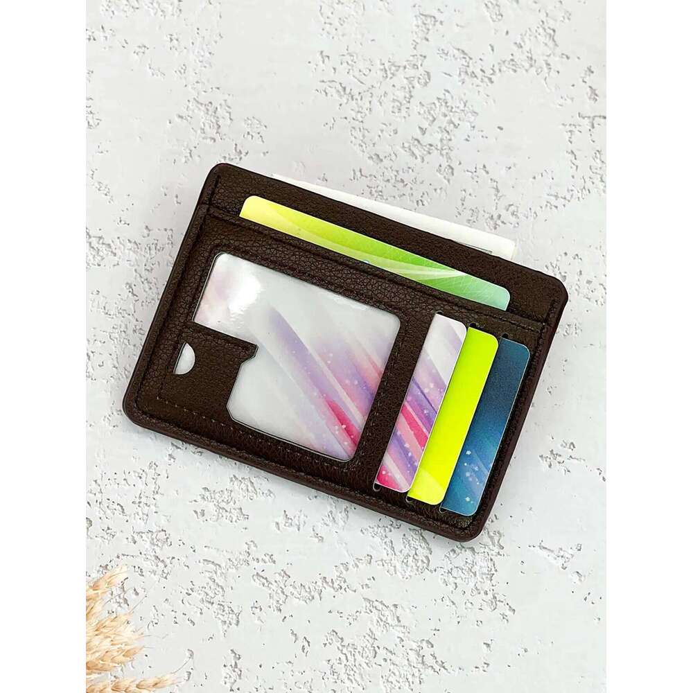 Fashionable Slim Card Holder Men New Trendy Multi-Card Business Wallet for Students and Professionals - Portable Design C260304