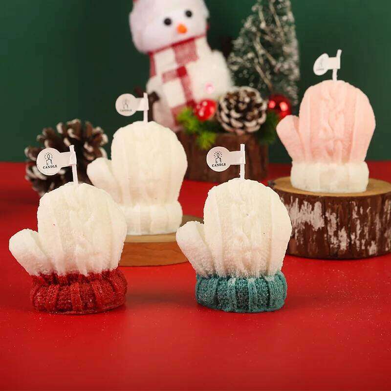 Gloves Scented Festival Gift Smokeless Candle Fragrance Creative Christmas Decorative Accessories W260304