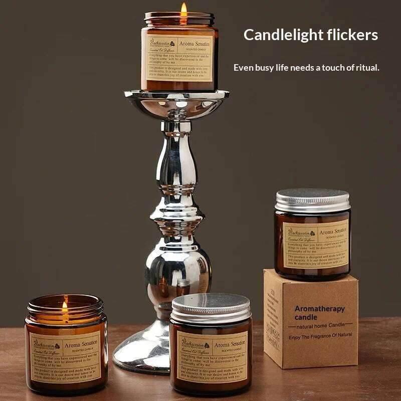 Aromatic candles Incense Indoor Long lasting Bedroom Fragrance Essential Oil Aromatherapy Candle W260304