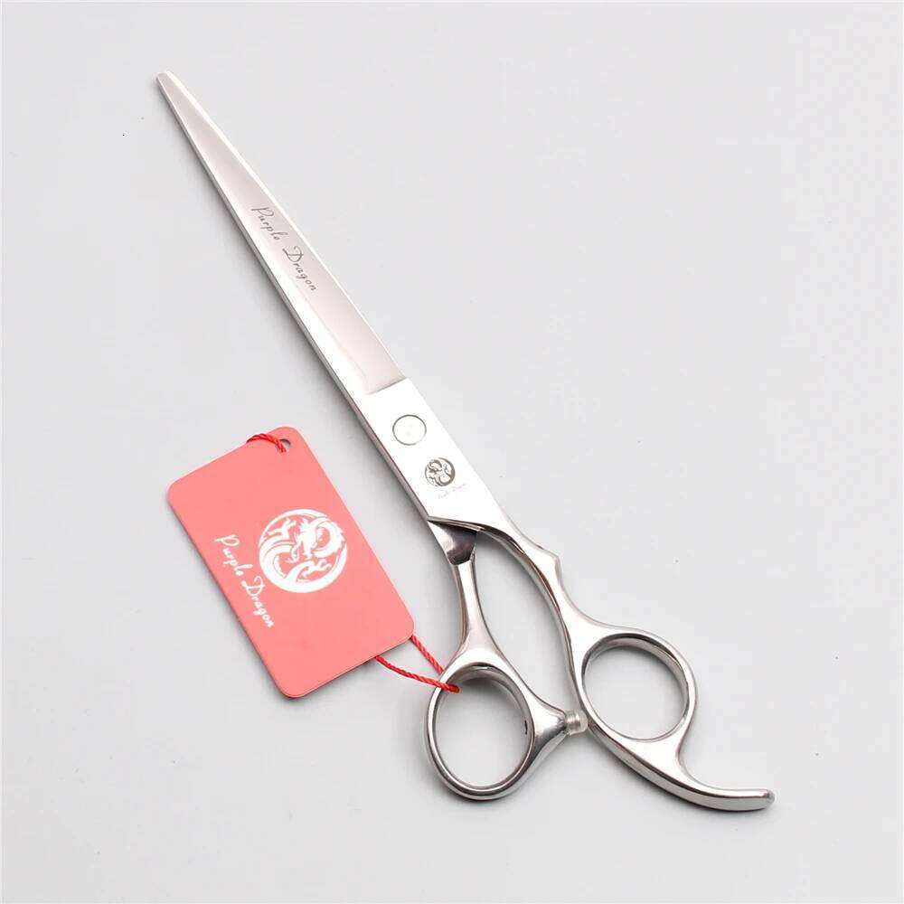 Grooming for Dog Purple Dragon 7.5" Japan Stainless Thinning Cutting Shears Pet Scissors Silver H260303