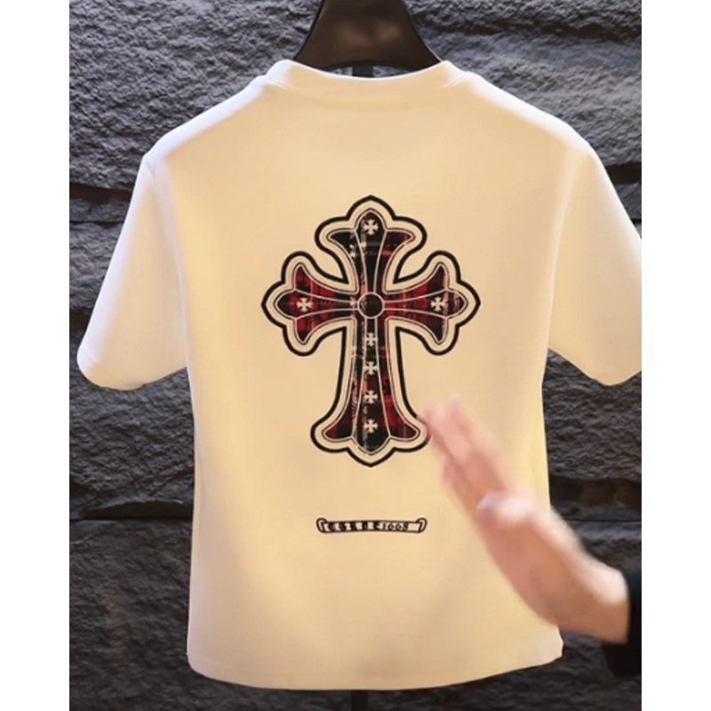 2026 New Designer Luxury Brand Men's Round Neck Breathable Short Sleeved Casual Unique Design Embroidered Cotton Outdoor Sports Men's Short 