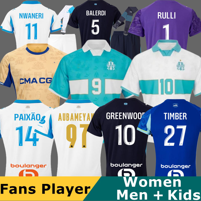 25 26 RABIOT OM maillot de foot GREENWOOD fourth VERMEEREN TIMBER Soccer jersey OUNAHI 2025 2026 GOUIRI KIDS football shirt hommes enfants BALERDI NWANERI MEDINA