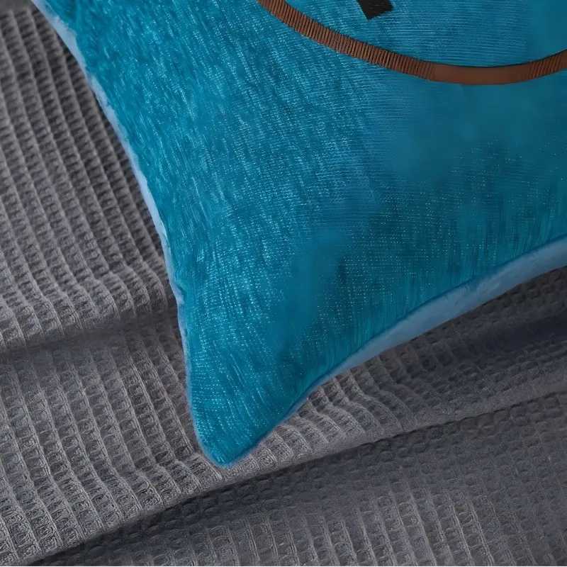 Cable Knit Pillow Cover Luxury Print Soft Decor for Home SofaT260304