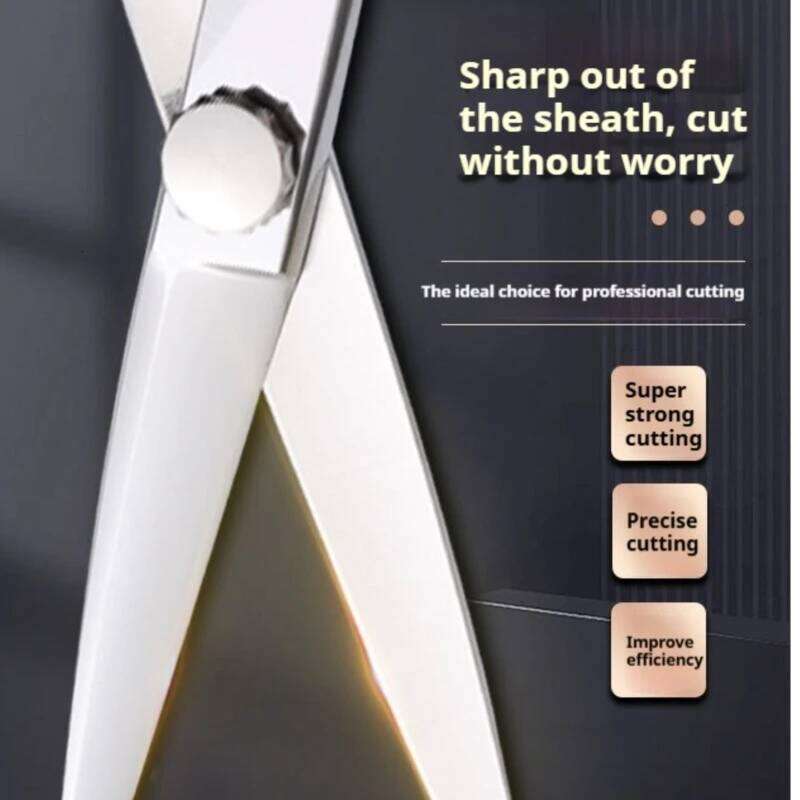 Salon Quality Hair Set Professional 440C Stainless Steel Barber Tools Thinning Shears Straight Scissors HairdressingKit H260303