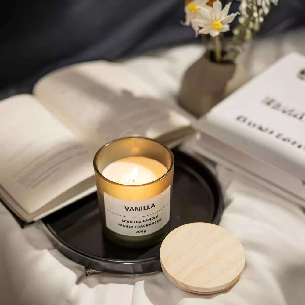 Aromatherapy Candle Cup-Shaped Soy Wax Ins Romantic Smokeless Home Bedroom Fragrance Ornament Wholesale W260304