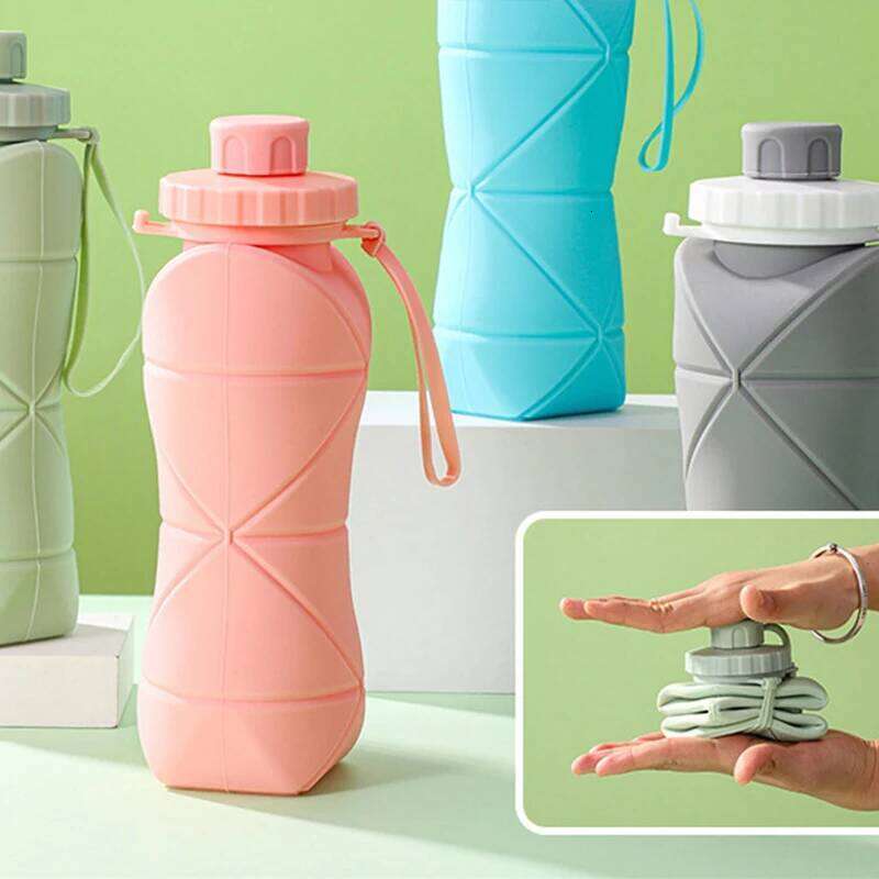 1Pcs Silicone Folding Portable Outdoor Sports Water Travel Coffee Anti Drop Car Gift Cup S260303 2f8