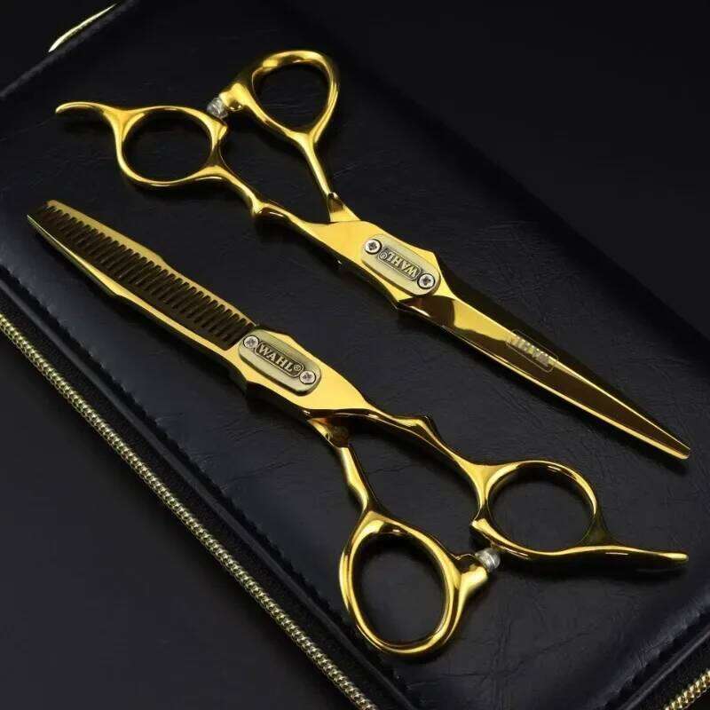 Professional Barber - 6.0 Inch Flat & Thinning Shears, Salon Grade Hairdressing Scissors for Precision Cutting H260303