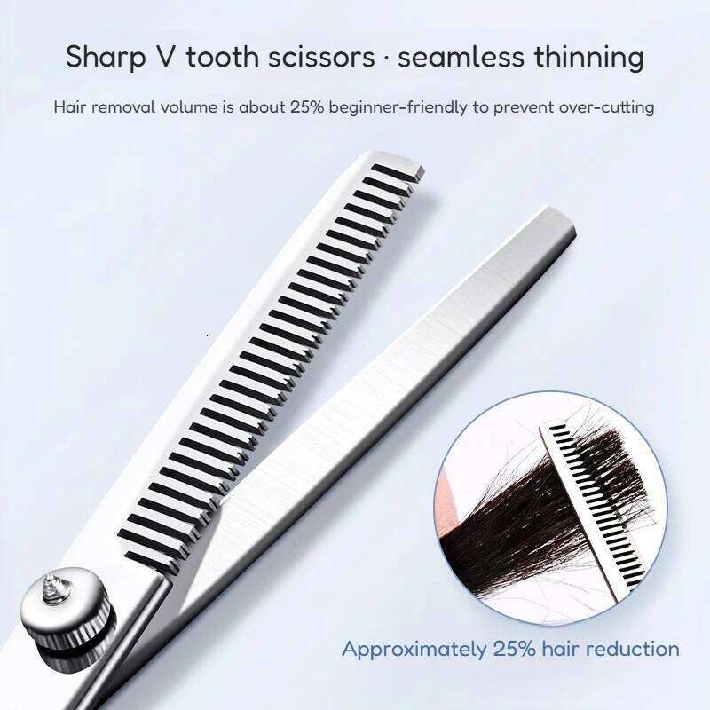 Stainless Steel Scissors Hair Cutting Shears Ergonomic Design Salon Professional Stylist Beginner Barber H260303