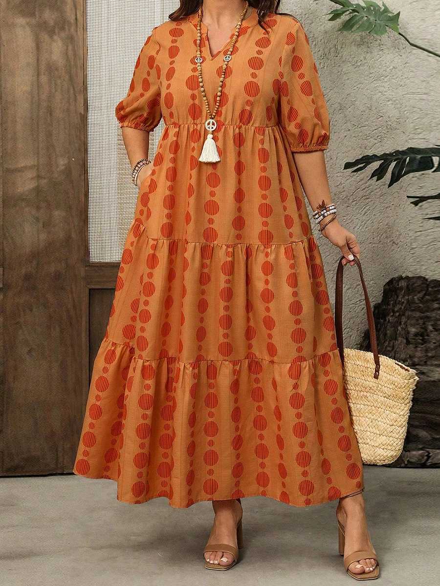 Women s Maxi Dress Stylish Sleeveless Floral Print V Neck A-Line Summer Dress with Side Pockets and Belt M260304