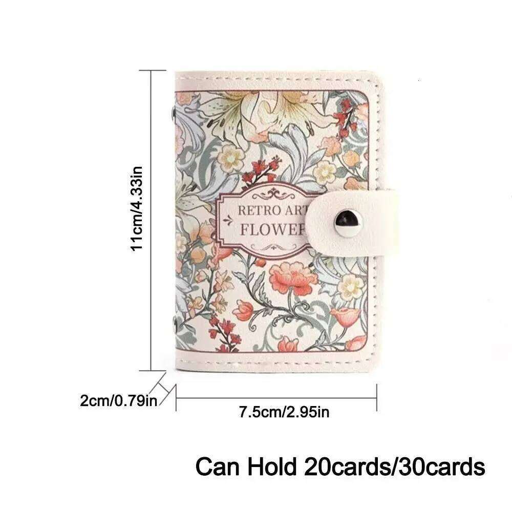 Portable 20/30 Pockets Wallets PU Leather Large Capacity Money Bag Waterproof Lightweight Credit Card Holder Women C260304