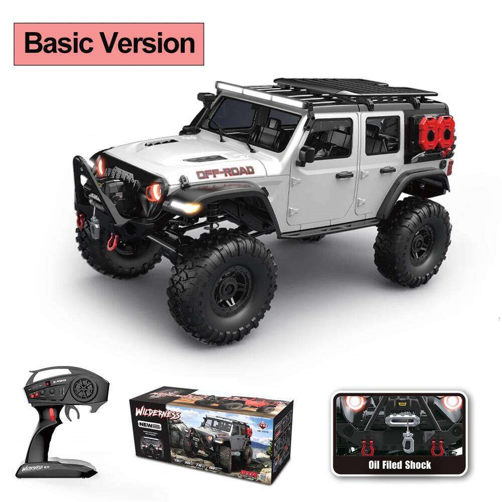 1/10 RC Car HB RTR R1011 Remote Control Vehicle 2.4G Full Proportional Rock Crawler LED Light 4WD Off-Road Climbing Truck Toys Z260303