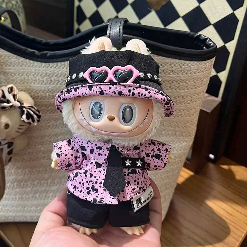 G-Dragon Same Style Idol Outfit Set 30 Styles with Headscarf Glasses Bag for 17cm Labubu Dolls DIY Collection AccessoriesT260304