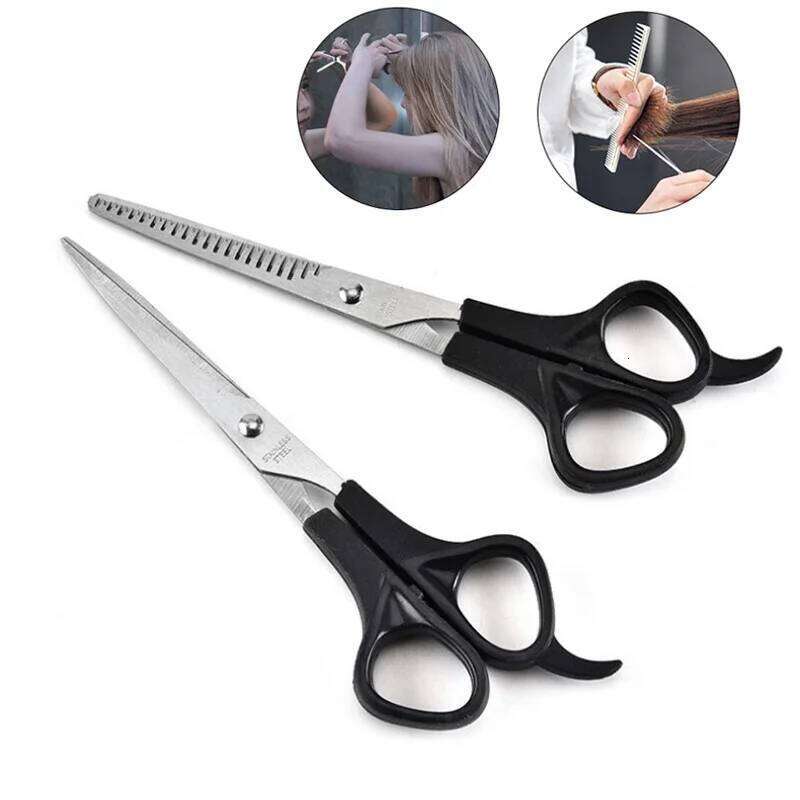2pcs Stainless Steel Hair Clippers Set Cutting and Thinning Scissors Barber Accessories Salon Hairdressing Shears Wholesale H260303