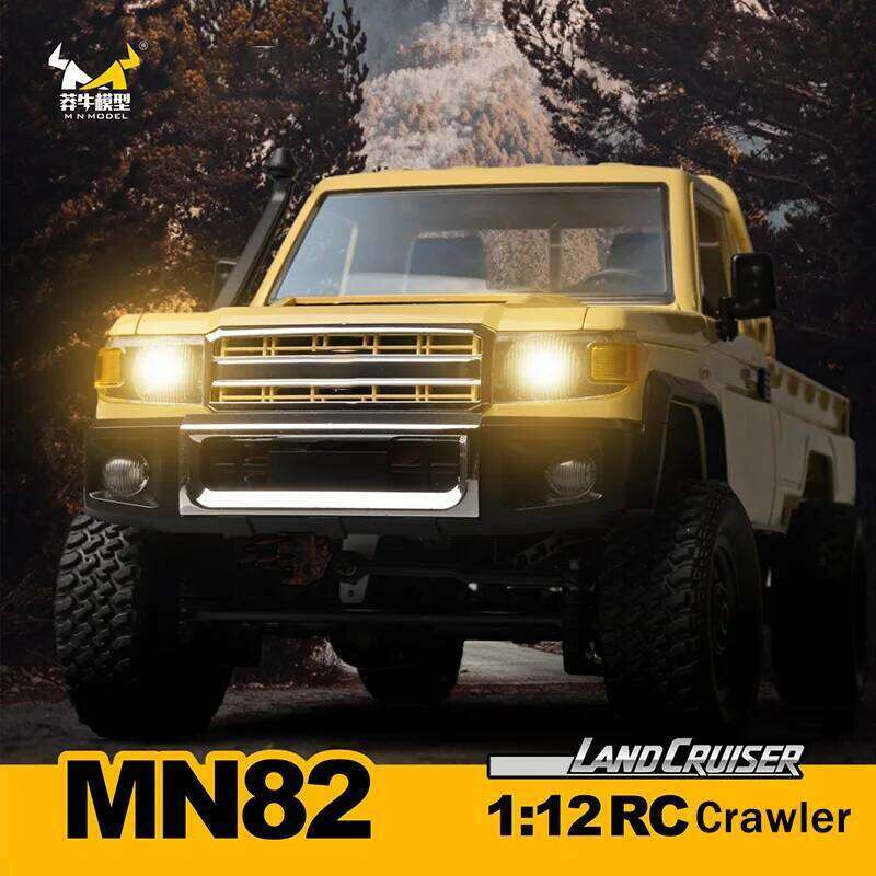 1:12 MN Model MN82 RC Car 2.4G RTR Version 4WD 280 Motor Proportional Off-Road Remote Control Crawler toys For Boys Gifts Z260303