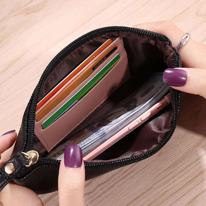 Women Long Casual Wallet Litchi Grain PU Leather Lady Zipper Phone Pocket Credit Card Holder Female Purse Coin Money Bag Clutch C260304