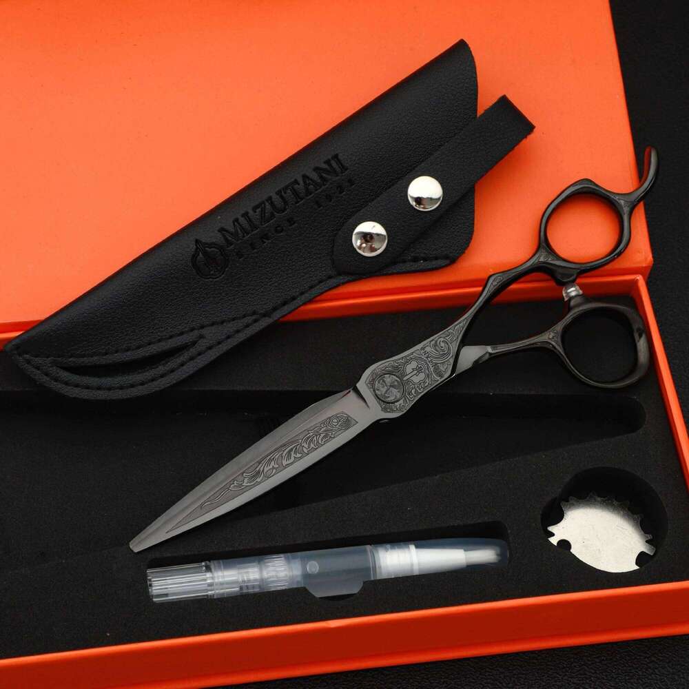 6.0-6.5 inch Japan VG10 steel Profession hairdresser scissors Barbershop tools Hair cutting machines H260303