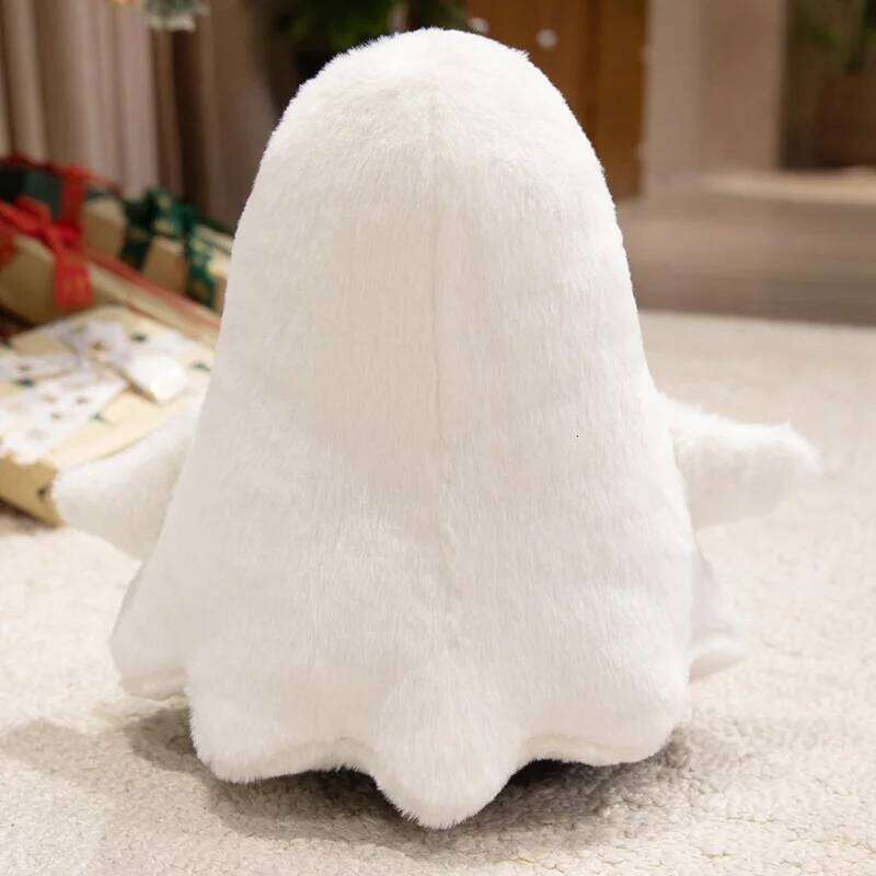Cute White Little Plush Toy Soft Ghost Halloween Party Supplies Decorations Collection Festival Gifts For Friends XJ260303
