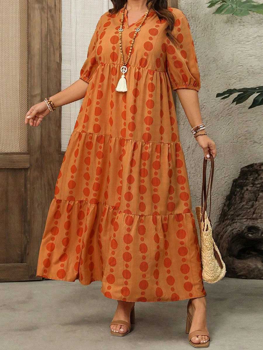 Women s Maxi Dress Stylish Sleeveless Floral Print V Neck A-Line Summer Dress with Side Pockets and Belt M260304