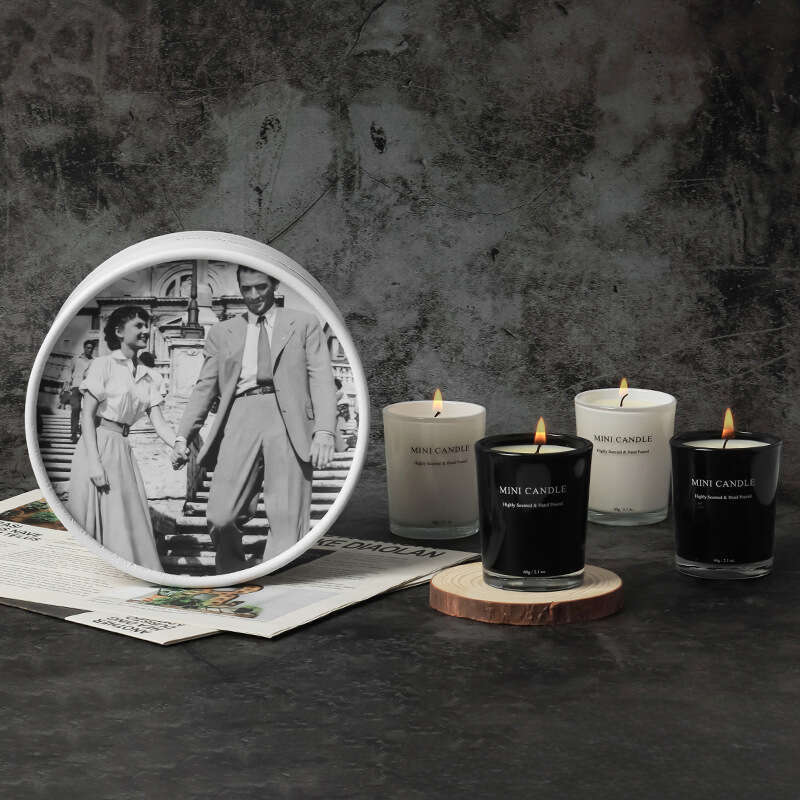 Classic Film Aromatherapy Creative Birthday Bedroom Soy Wax Smokeless Candle Gift Box Custom Processing W260304