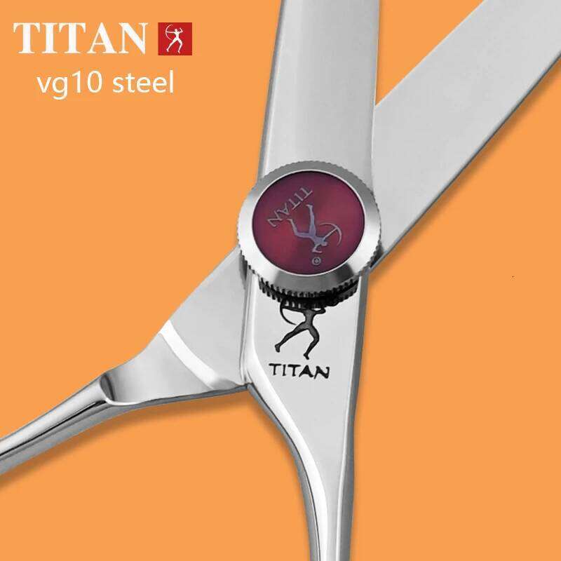 TITAN professional barber scissors hairdressing cut hair shear high-end vg10 steel 6inch H260303