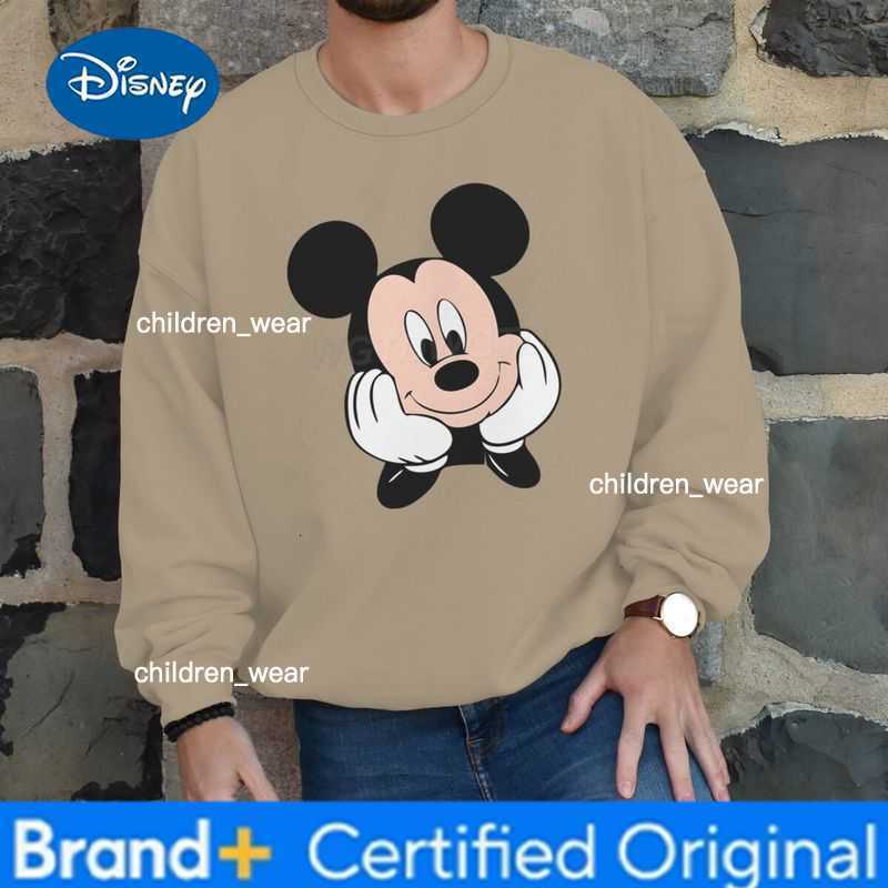 Disney Classic Character Mickey Mouse Minnie Crewneck Sweatshirt for Men Women Fashion Valentine Gifts Casual Cartoon Couple Pullover H260304