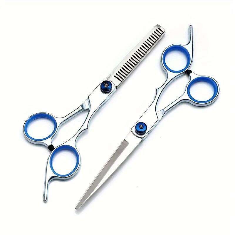 Professional Hair 2026 Cutting Scissors Set - Sharp Blade & Thinning Shear, Stainless Steel Hairdressing Tools for Salon/Barber H260303