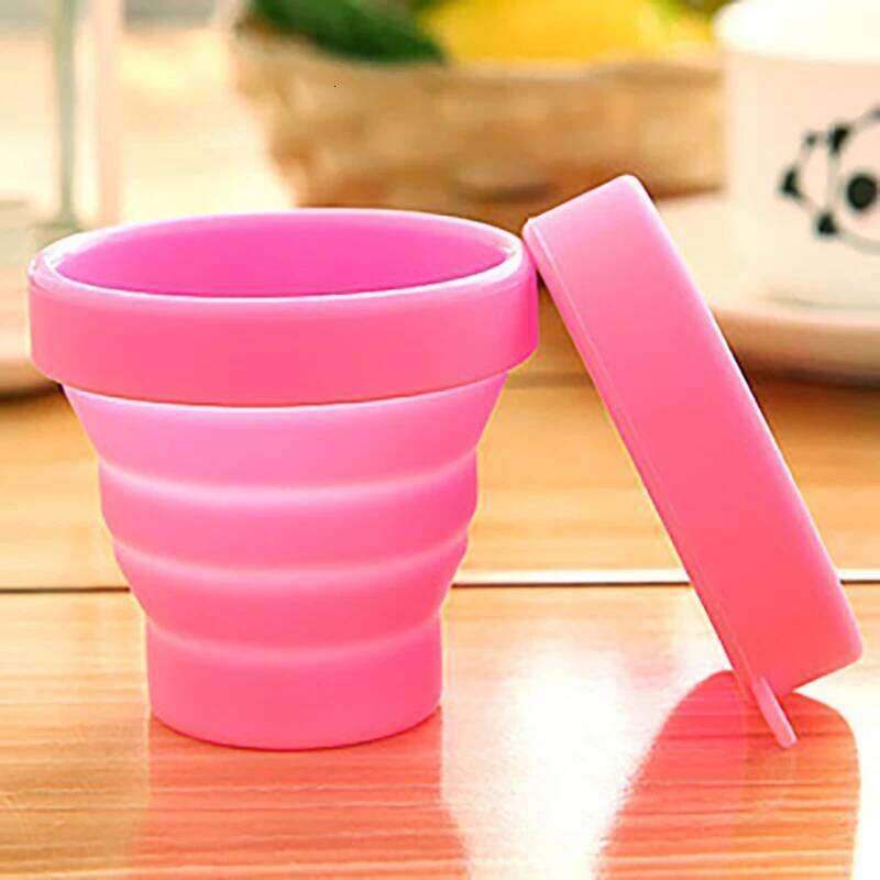 Outdoor Silicone Gargle Retractable Travel Mini Water Portable Compressed Folding Cup S260303